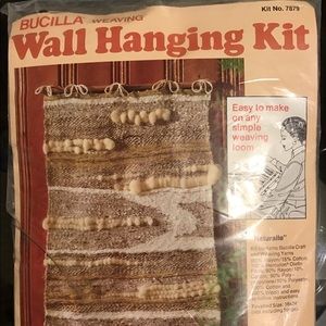 Bucilla weaving wall hanging kit 7879 vintage NOS